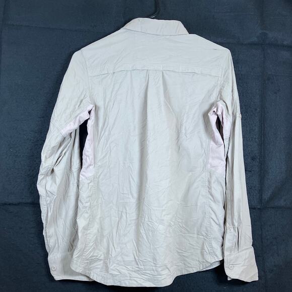 REI CO OP Womens Shirt Brown Sahara Button Down Breathable Stretch XS - Picture 10 of 12